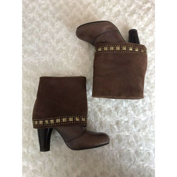 Ashbury Ankle Boots Heel Cuff Studded bootie - Picture 2 of 8